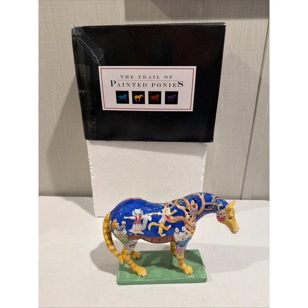 Vtg Trail Of Painted Ponies Kitty Cat's Ball 1E/0059 Elizabeth Lewis Scott 2004